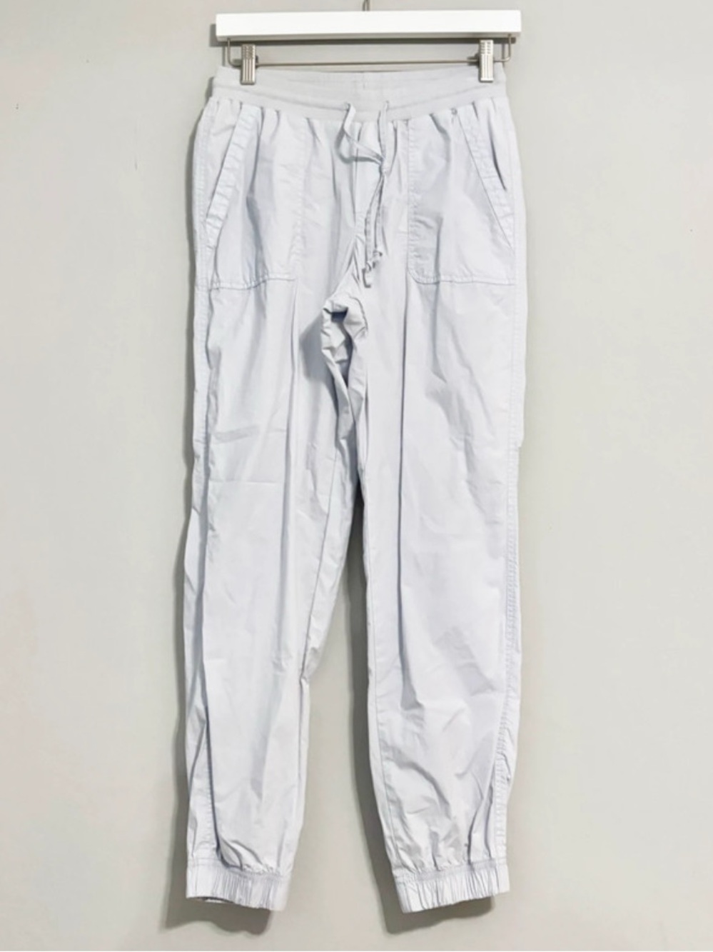 New PACT Icy Blue Grey Cargo Cotton Joggers